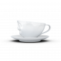 Preview: FiftyEight Tasse lachend weiss